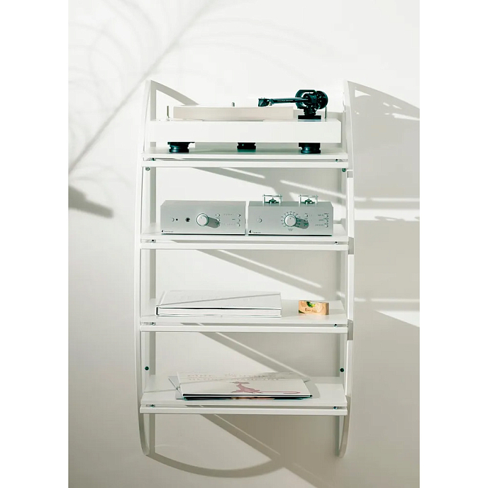 Полка для винилового проигрывателя Pro-Ject Wall Mount Rack 5-4 White - рис.1
