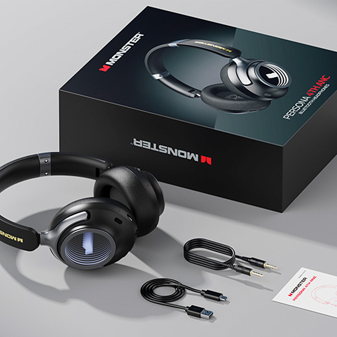 Беспроводные наушники Monster Persona 4th ANC Black - рис.13