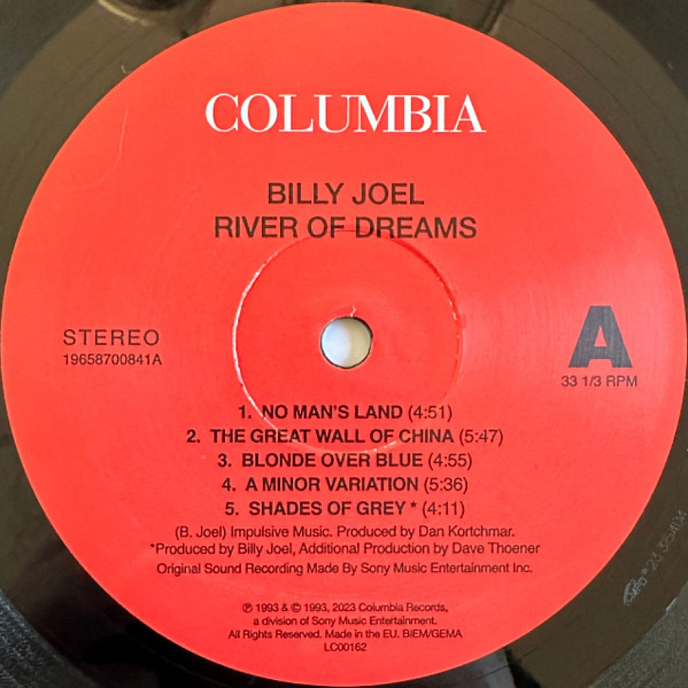 Виниловая пластинка Billy Joel - River Of Dreams LP - рис.4