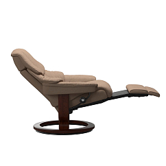 Кресло для прослушивания Stressless Reno M Classic Power Leg Back + Battery Pack Dinamica Beige Brown