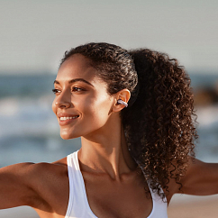 Беспроводные наушники Anker Soudncore AeroClip Pink