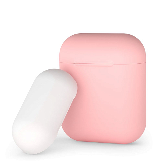 Чехол для наушников Deppa Case for AirPods, multicolor Pink - рис.0