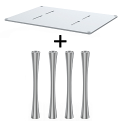 Стойка для Hi-Fi ddHiFi HS550 + SR150 x 4 Cool Gray/Silver