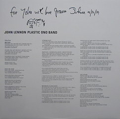Виниловая пластинка John Lennon; Plastic Ono Band - John Lennon Plastic Ono Band