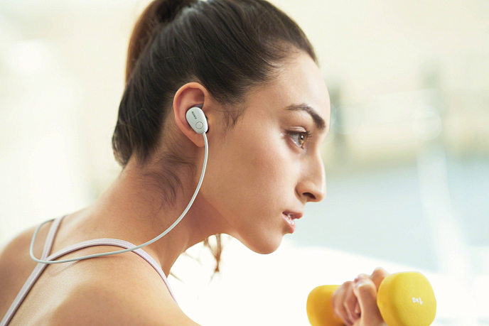 Наушники Sony WI-SP600N Pink - рис.9