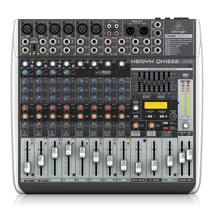 Микшерный пульт Behringer XENYX QX1222USB - рис.0