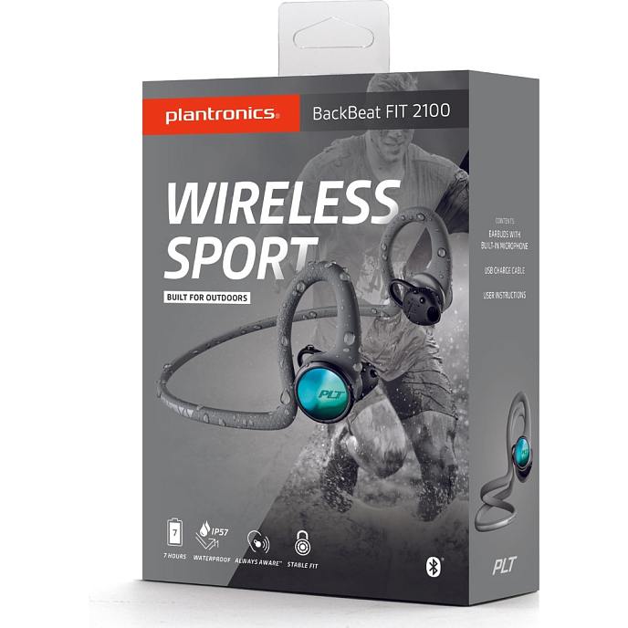 Наушники Plantronics BackBeat FIT 2100 Grey - рис.2