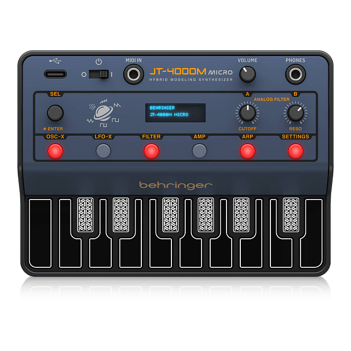 Синтезатор Behringer JT-4000M Micro Black Blue - рис.0