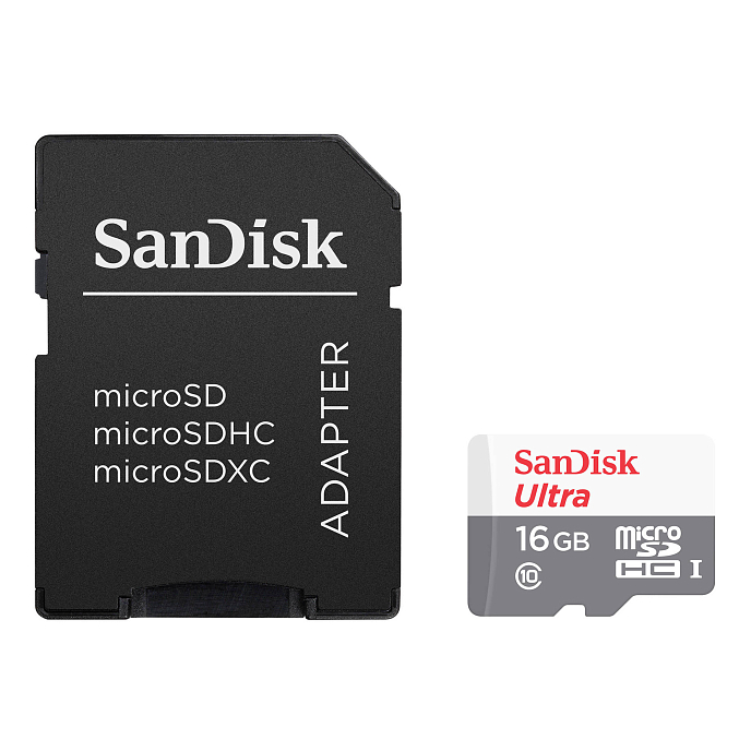 Карта памяти SanDisk Ultra 16GB MicroSD Card - рис.0