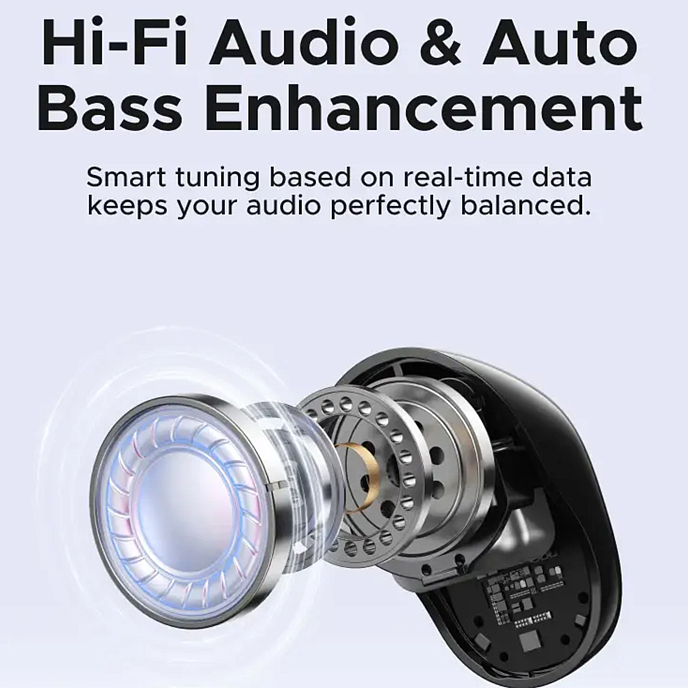 Беспроводные наушники UGREEN WS220 Dots Wireless HiTune Earbuds Black - рис.4