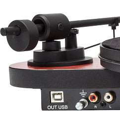 Проигрыватель винила Pro-Ject Elemental Phono USB OM5E Red Black