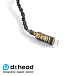 Кабель Labkable Silver Black 4pin JH - Lightning with bass control - рис.1
