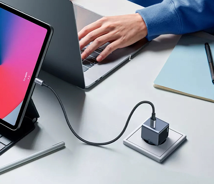 Сетевое зарядное устройство Ugreen X503 (35041) Nexode S 30W PD Grey - рис.2