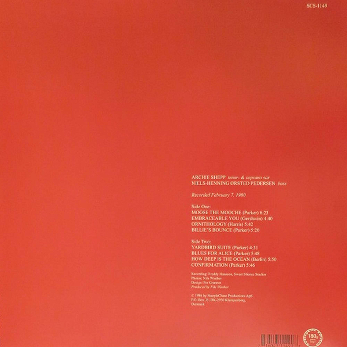 Пластинка Archie Shepp - Looking At Bird LP - рис.1