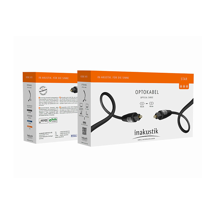 Кабель Inakustik Star Optical Cable Toslink 3m - рис.1