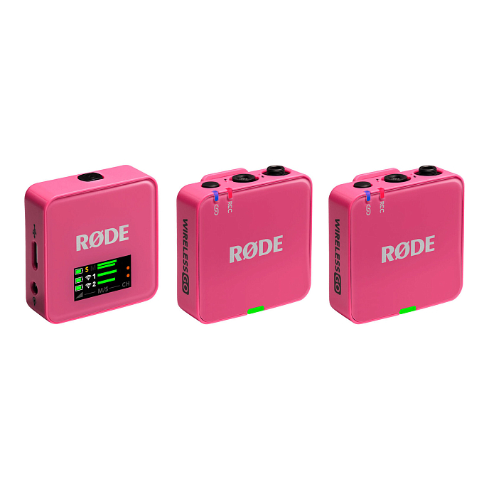 Микрофон беспроводной RODE Wireless GO Gen 3 Pink - рис.0
