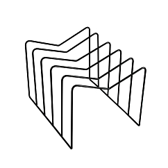 Подставка для пластинок Alive Audio AA-ACC-STDMSH Black (для 50 пластинок)