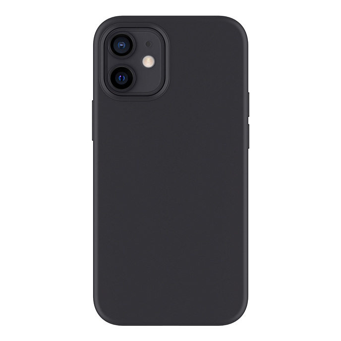 Чехол для смартфонов Deppa Soft Silicone for Apple iPhone 12 mini Black - рис.3