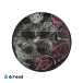 Чехол для наушников Dr.Head Skull&Rose Round IEM Case - рис.1 Чехол для наушников Dr.Head Skull&Rose Round IEM Case - рис.1
