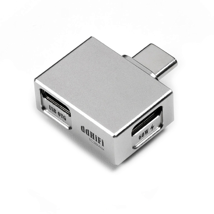 Адаптер ddHiFi TC28Max silver usb otg адаптер с входом pd_OpenBox - рис.0