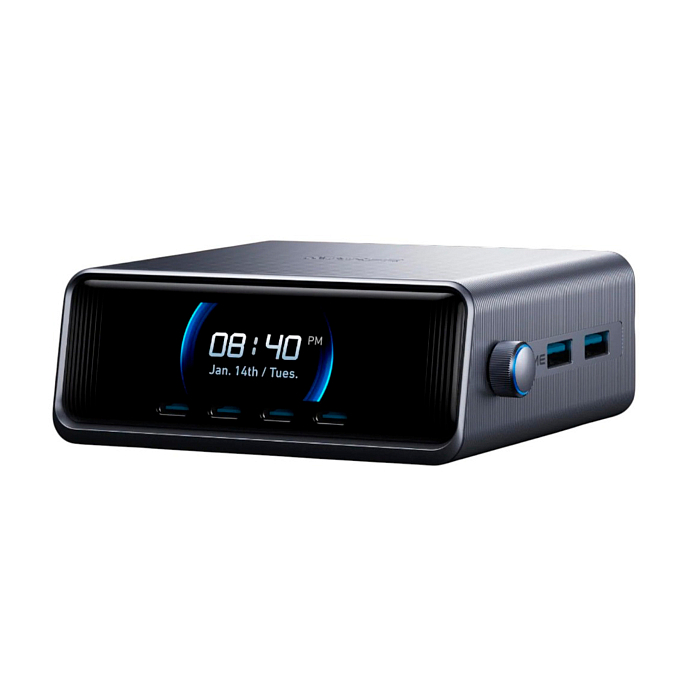 Сетевое зарядное устройство Anker Prime Charger 250W 6 Ports GaNPrime Grey - рис.1