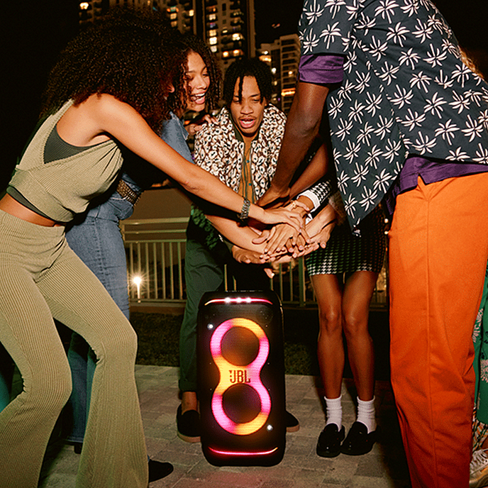 Беспроводная акустика JBL PartyBox Stage 320 white акустическая система для вечеринок_OpenBox - рис.5