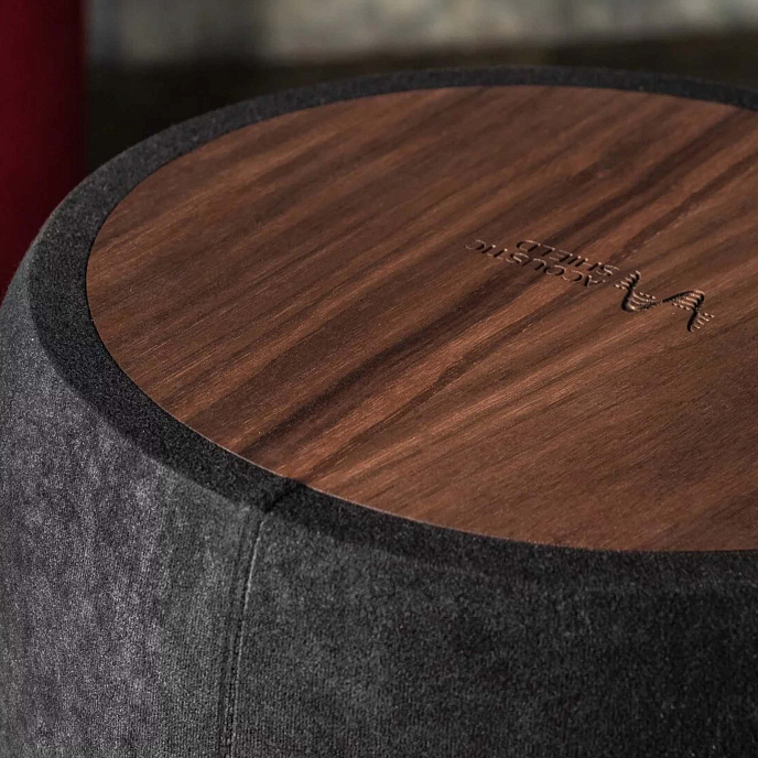 Акустический экран Acoustic Shield AS Tube Trap Burgundy 30x30x100cm - рис.2