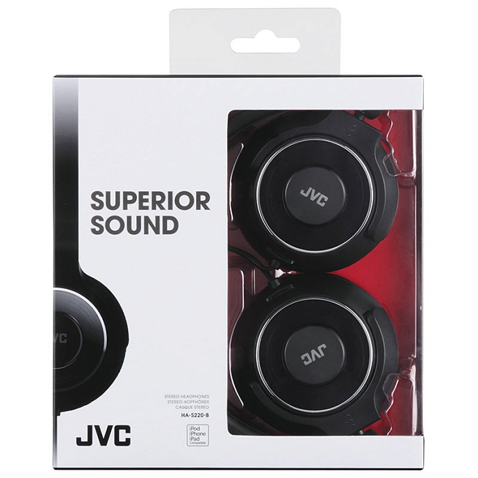 Наушники JVC HA-S220 Black - рис.1