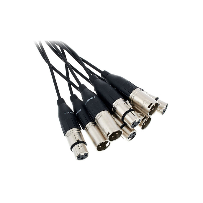 Кабель RME ALVA AES25 4F4M Pro 3m Black - рис.3
