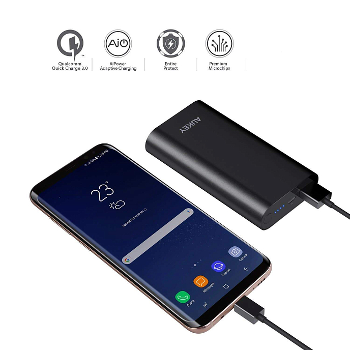 Внешний аккумулятор Aukey Power Bank 10050 mAh - рис.4