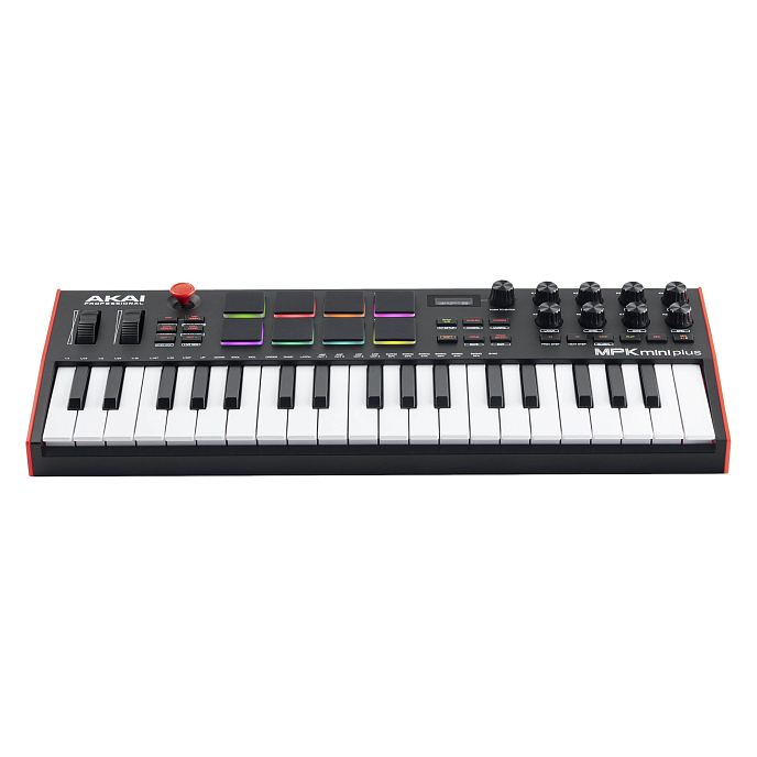 MIDI-клавиатура Akai Professional MPK Mini Plus Black Red черный - рис.0