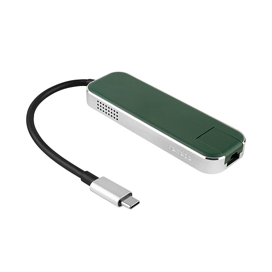 USB HUB Rombica Type-C Chronos Green - рис.0