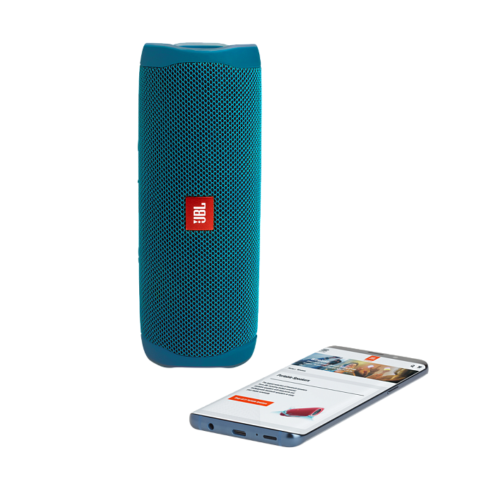 Портативная колонка JBL Flip 5 Eco Edition blue - рис.6