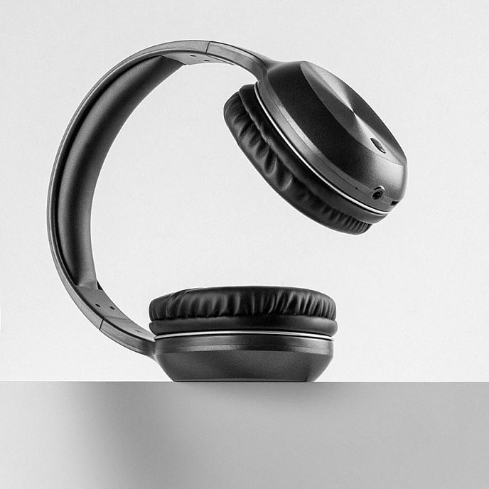 Беспроводные наушники Rombica MySound BH-21 Grey - рис.4