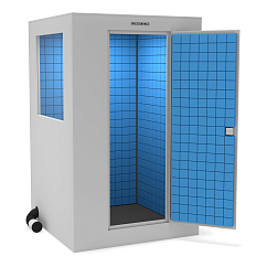 Акустическая кабина IzoRoom Standard Plus with window Steel Blue