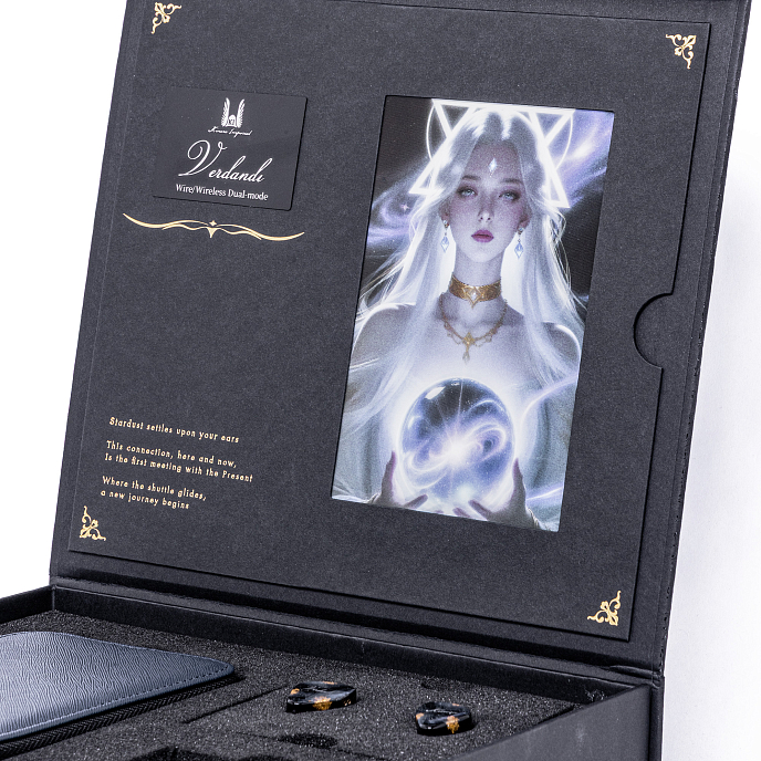 Беспроводные наушники Kinera Verdandi Wireless (w/o cable) Cosmic Black - рис.18