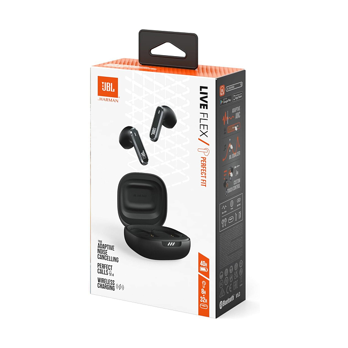 Беспроводные наушники JBL Live Flex Black - рис.6