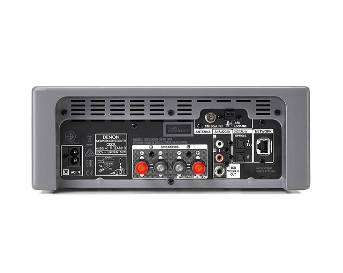 CD проигрыватель Denon RCD-N10 Grey - рис.2