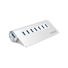 USB HUB Orico M3H7 Silver