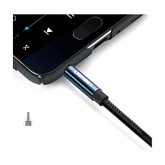 Кабель Ugreen AV112 (10689) Blue 3.5mm - 3.5mm 5m
