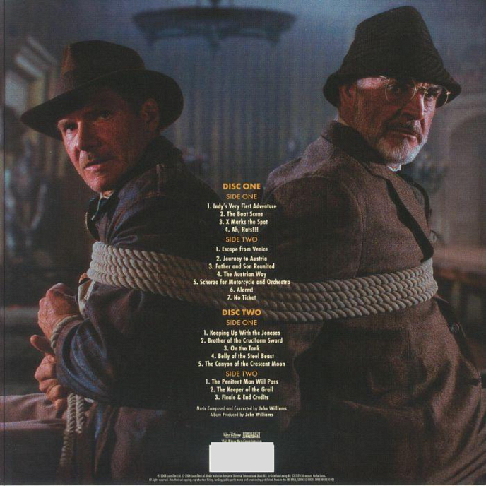 Виниловая пластинка John Williams - Indiana Jones And The Last Crusade OST (coloured) - 2LP - рис.3