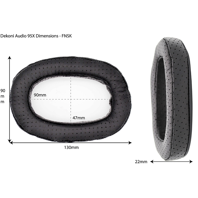 Амбушюры Dekoni Audio Elite Fenestrated Ear Pad Set for Koss K9XX - рис.1