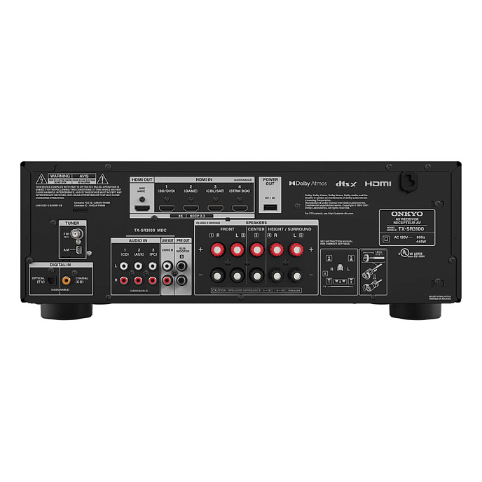 Ресивер Onkyo TX-SR3100 Black - рис.2