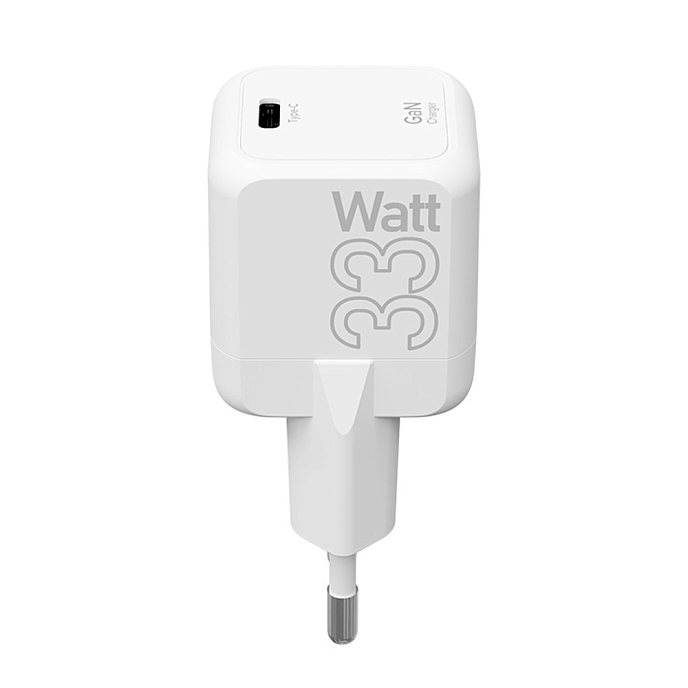 Сетевое зарядное устройство Lyambda LJC-33-1C 33W GaN White - рис.1