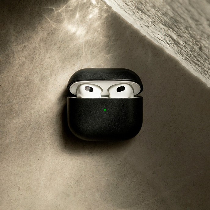 Чехол для Airpods Native Union Leather Case AirPods 3 Black - рис.3