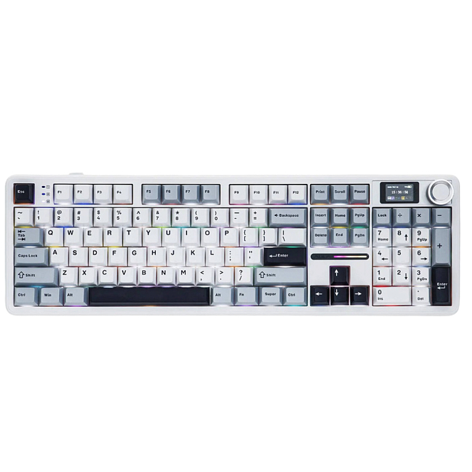 Клавиатура AULA F108 Pro Reaper Switches White Blue - рис.1