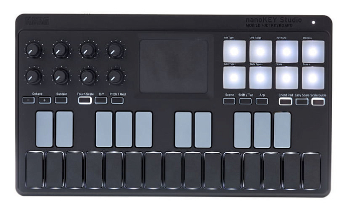 MIDI-контроллер Korg nanoKEY STUDIO Black - рис.4