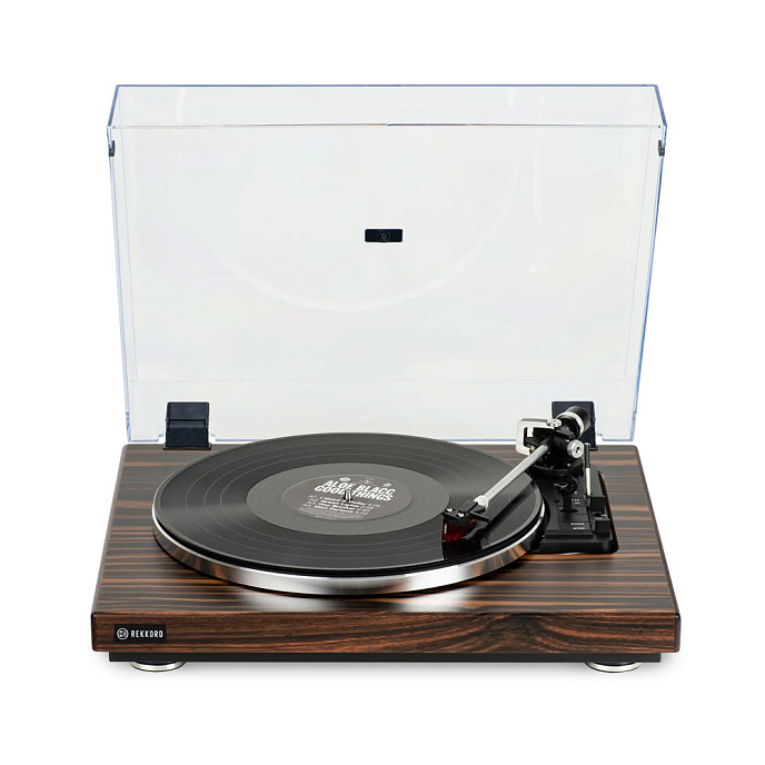Проигрыватель винила Rekkord Audio F400 (2M Red) Macassar - рис.1