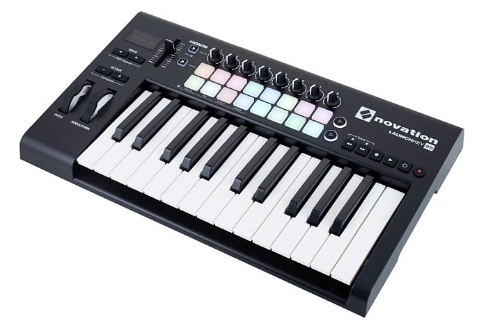 MIDI-клавиатура Novation Launchkey 25 MK2 black - рис.1