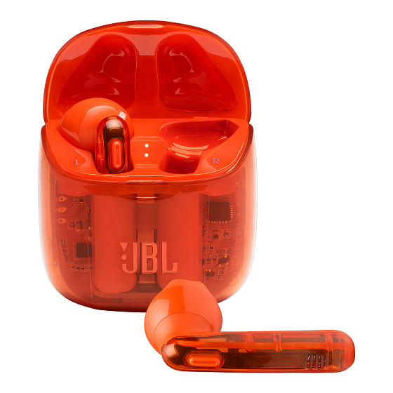 Беспроводные наушники JBL Tune 225TWS Ghost Edition Orange - рис.0
